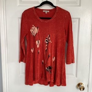 JESS & JANE floral tunic top